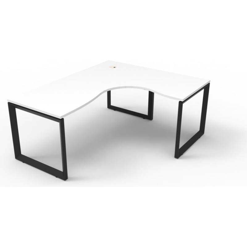 Deluxe Loop Leg Corner Workstation - Image 5
