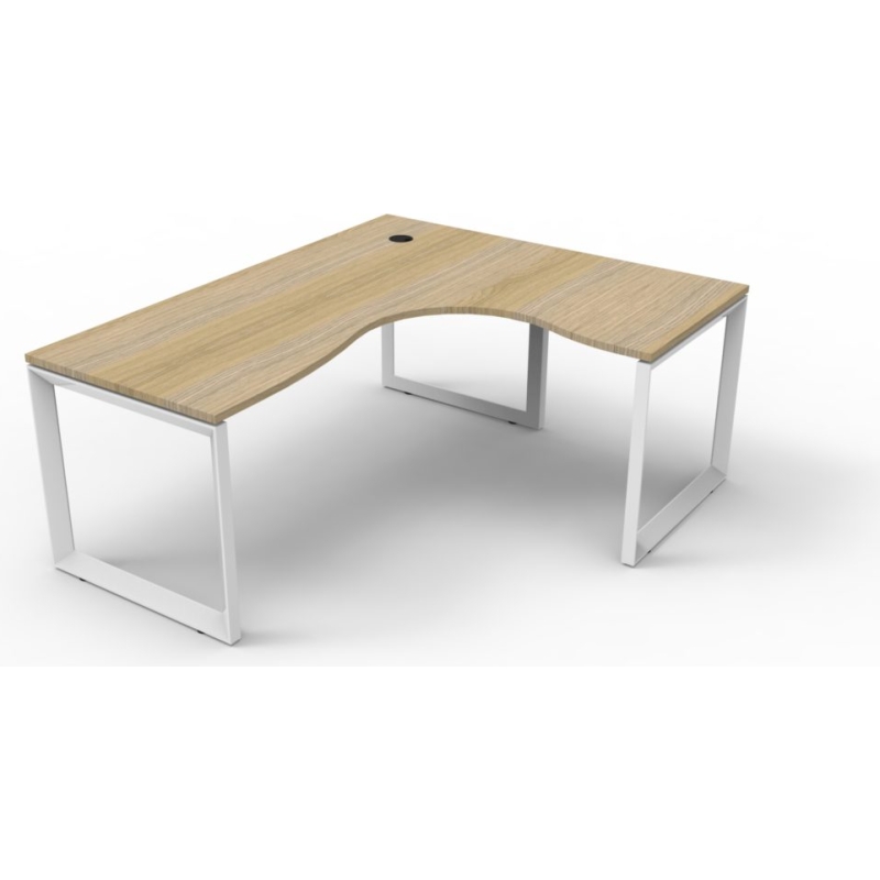 Deluxe Loop Leg Corner Workstation - Image 3