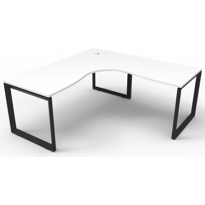 Deluxe Loop Leg Corner Workstation - Image 6