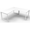Deluxe Loop Leg Corner Workstation - Image 8