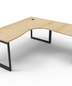 Alternative view of Deluxe Loop Leg Corner Workstation