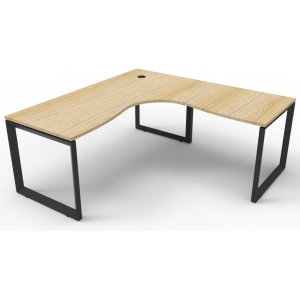 Alternative view of Deluxe Loop Leg Corner Workstation