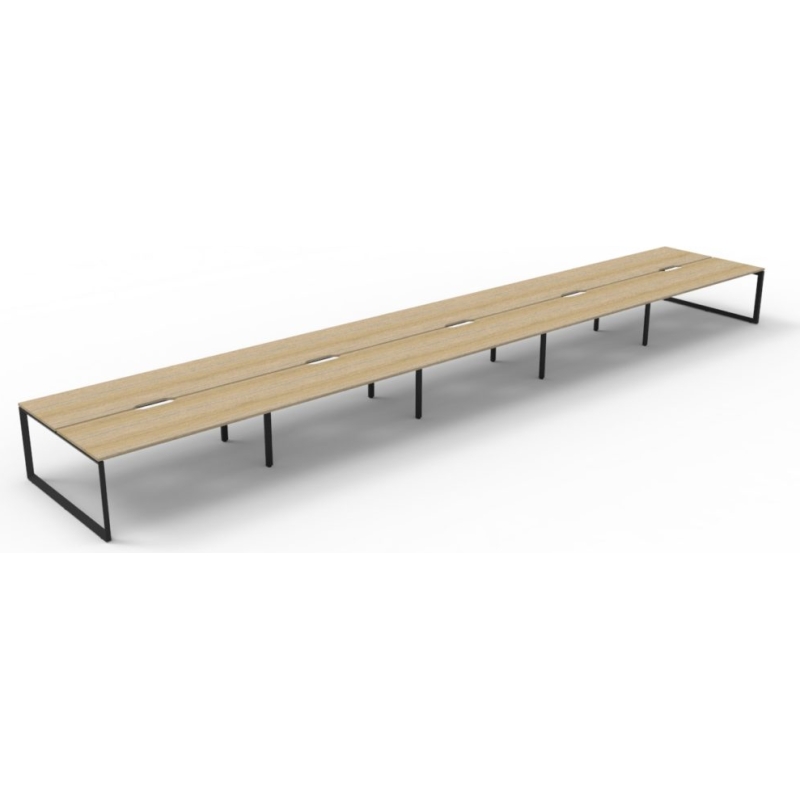 Deluxe Loop Leg Double Workstation - Image 17