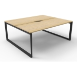 Deluxe Loop Leg Double Workstation