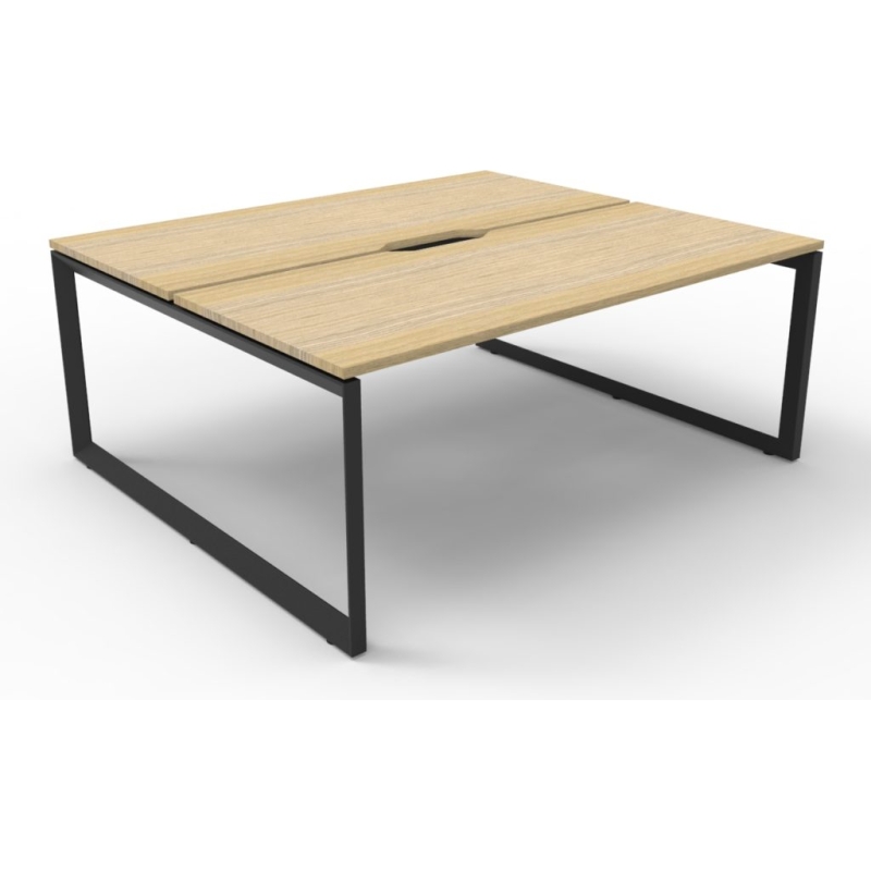 Deluxe Loop Leg Double Workstation