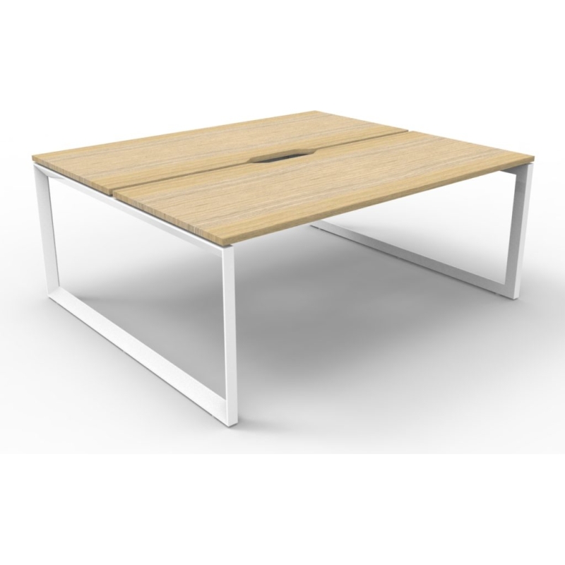 Deluxe Loop Leg Double Workstation - Image 2