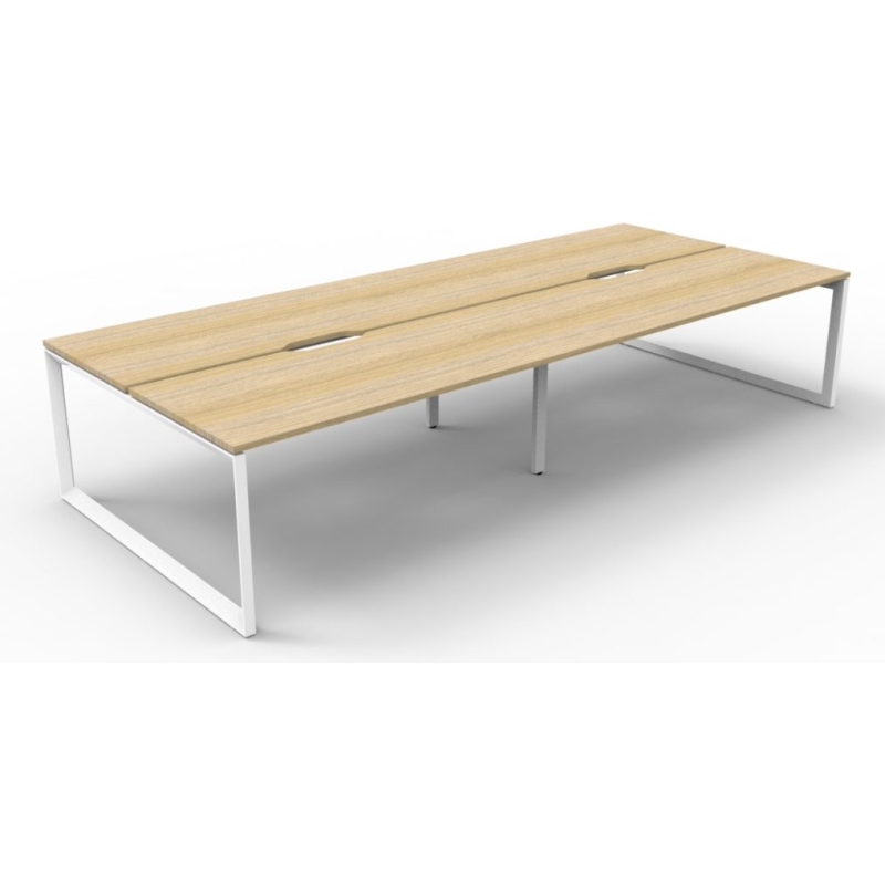 Deluxe Loop Leg Double Workstation - Image 9
