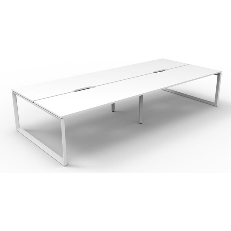 Deluxe Loop Leg Double Workstation - Image 7