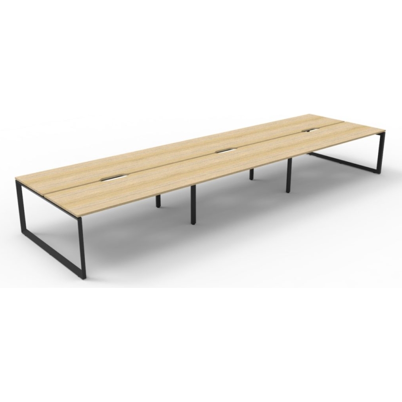 Deluxe Loop Leg Double Workstation - Image 10