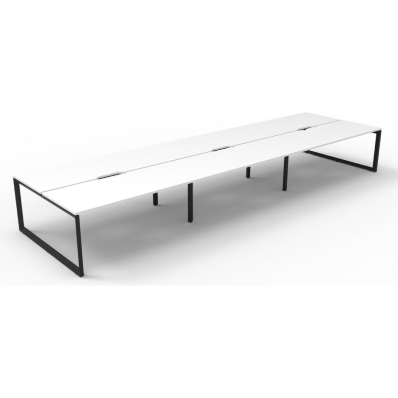 Deluxe Loop Leg Double Workstation - Image 11