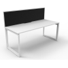 Deluxe Loop Leg Desk With Screen - Image 4