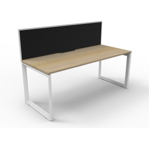 Alternative view of Deluxe Loop Leg Desk With Screen