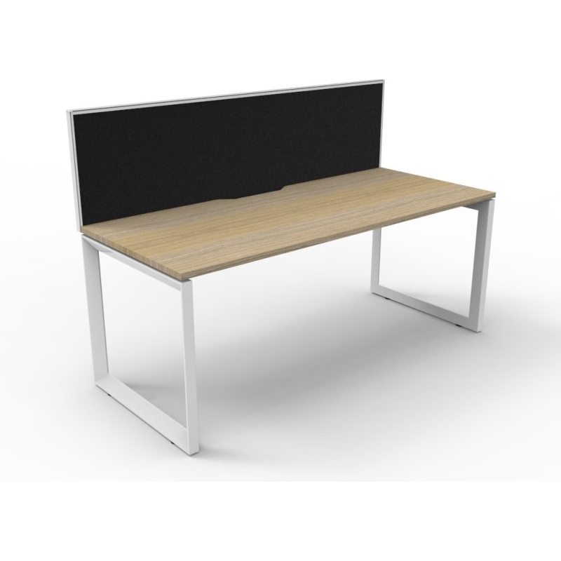 Deluxe Loop Leg Desk With Screen - Image 2