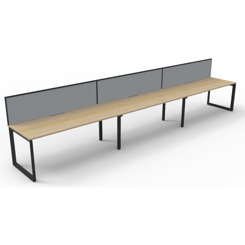 Deluxe Loop Leg Desk With Screen - Image 9