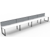 Deluxe Loop Leg Desk With Screen - Image 15