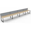 Deluxe Loop Leg Desk With Screen - Image 13