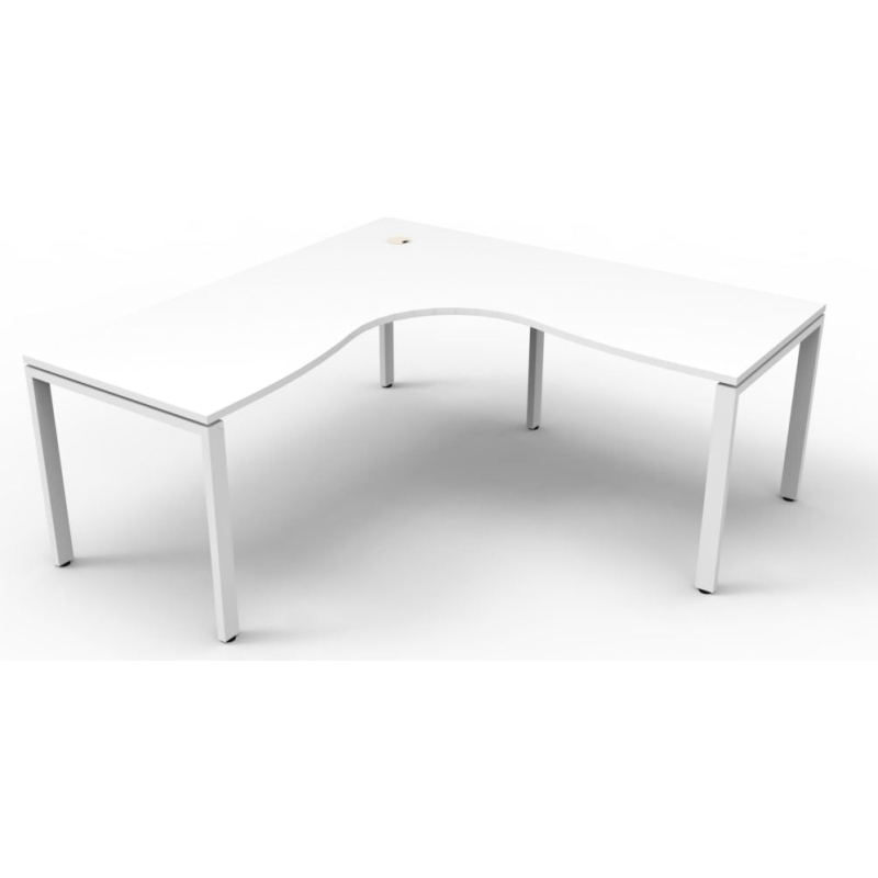 Deluxe Profile Leg Corner Workstation - Image 4