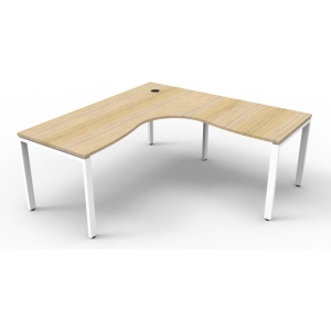Alternative view of Deluxe Profile Leg Corner Workstation
