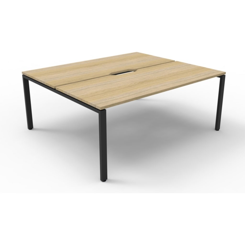 Deluxe Profile Leg Double Workstation
