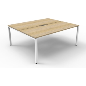 Alternative view of Deluxe Profile Leg Double Workstation