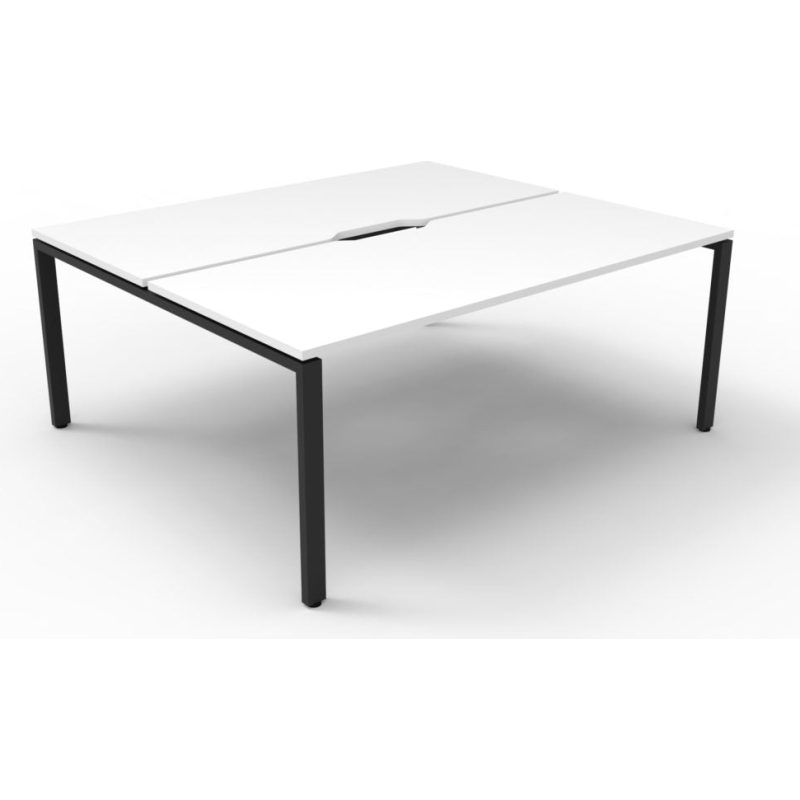 Deluxe Profile Leg Double Workstation - Image 3