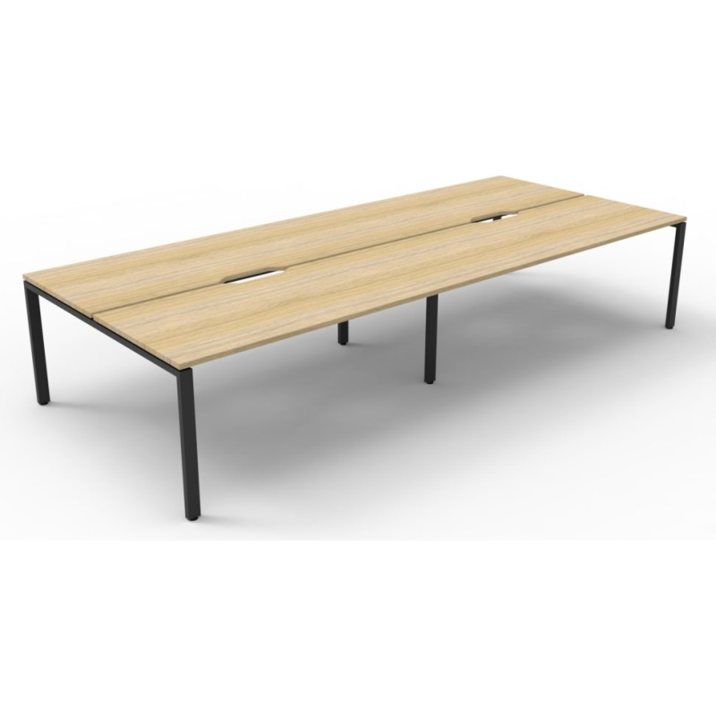 Deluxe Profile Leg Double Workstation - Image 5