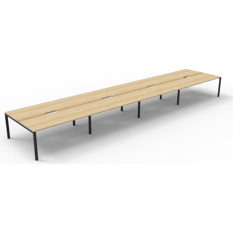 Deluxe Profile Leg Double Workstation - Image 13