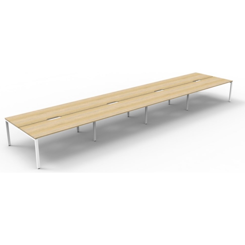 Deluxe Profile Leg Double Workstation - Image 14