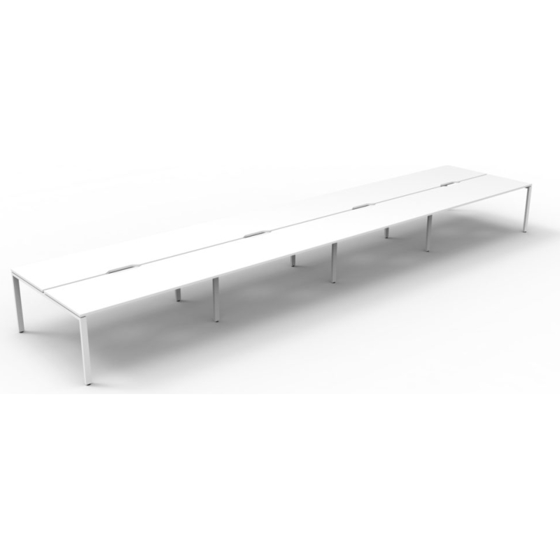 Deluxe Profile Leg Double Workstation - Image 16