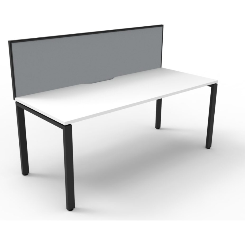 Deluxe Profile Leg Desk With Screen - Image 3
