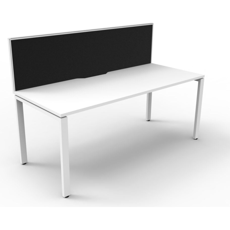 Deluxe Profile Leg Desk With Screen - Image 4
