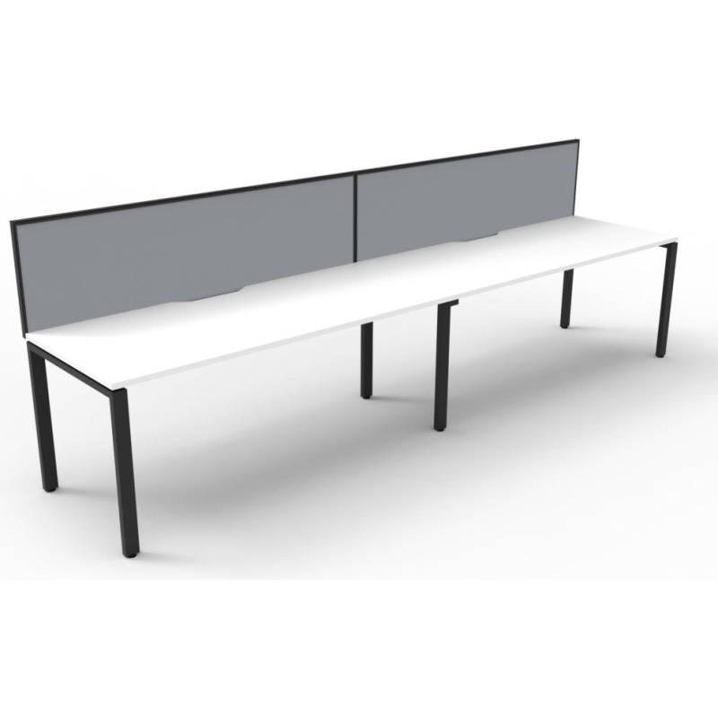 Deluxe Profile Leg Desk With Screen - Image 7
