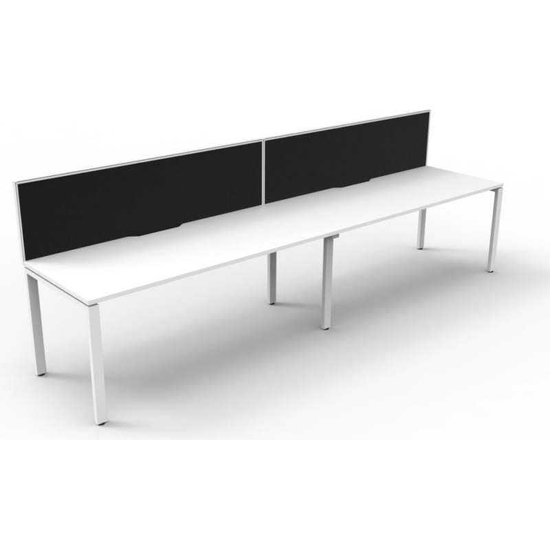 Deluxe Profile Leg Desk With Screen - Image 8