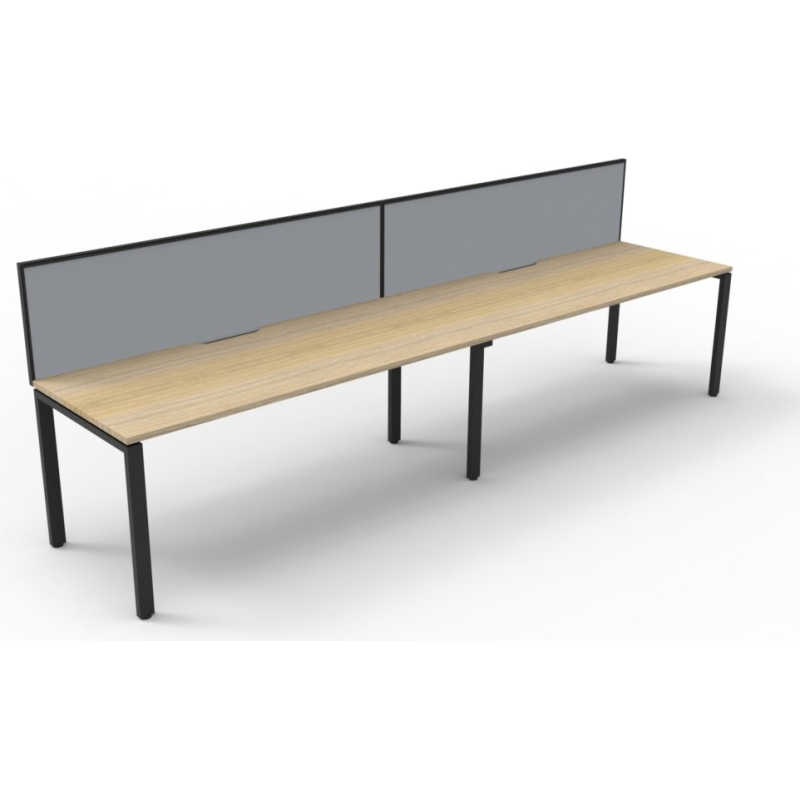 Deluxe Profile Leg Desk With Screen - Image 5