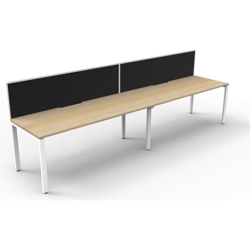 Deluxe Profile Leg Desk With Screen - Image 6