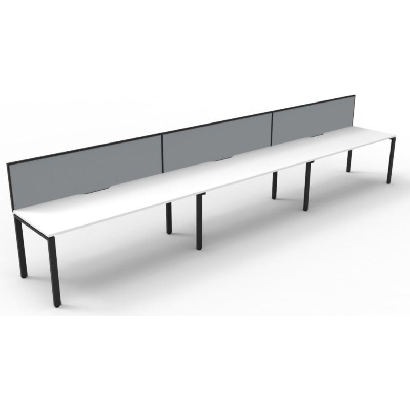 Deluxe Profile Leg Desk With Screen - Image 12