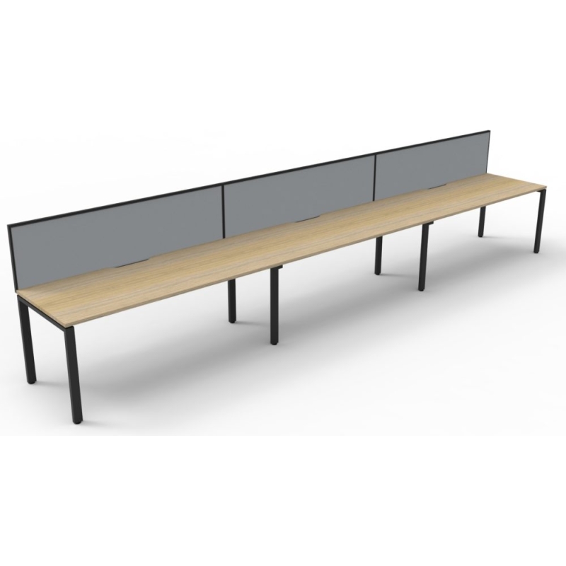 Deluxe Profile Leg Desk With Screen - Image 9