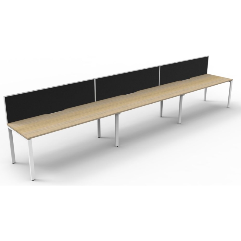 Deluxe Profile Leg Desk With Screen - Image 10
