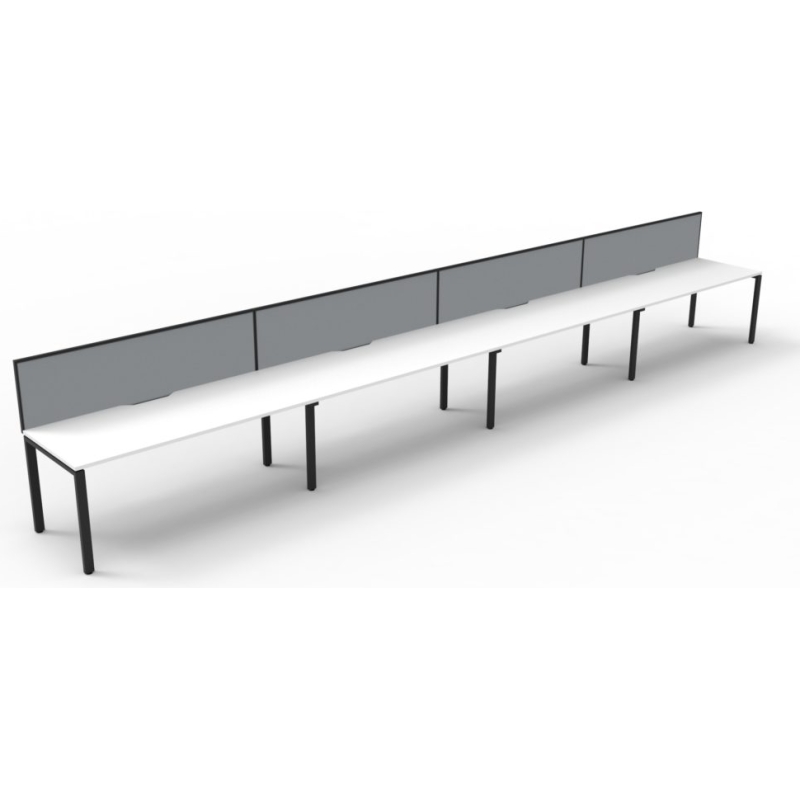 Deluxe Profile Leg Desk With Screen - Image 15