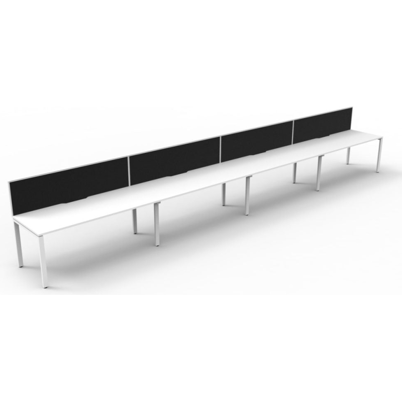 Deluxe Profile Leg Desk With Screen - Image 16