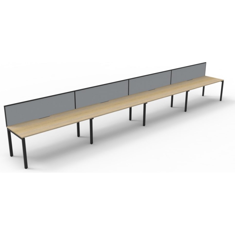 Deluxe Profile Leg Desk With Screen - Image 13