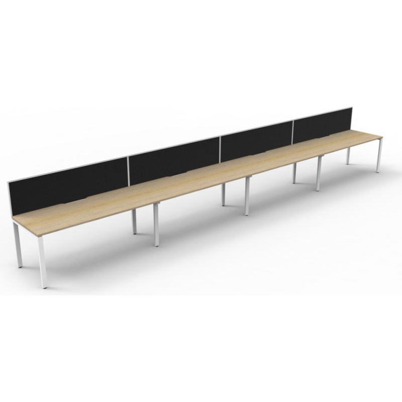 Deluxe Profile Leg Desk With Screen - Image 14