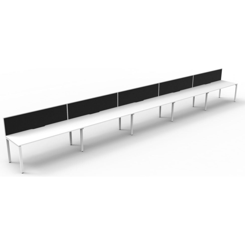 Deluxe Profile Leg Desk With Screen - Image 20
