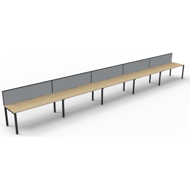 Deluxe Profile Leg Desk With Screen - Image 17
