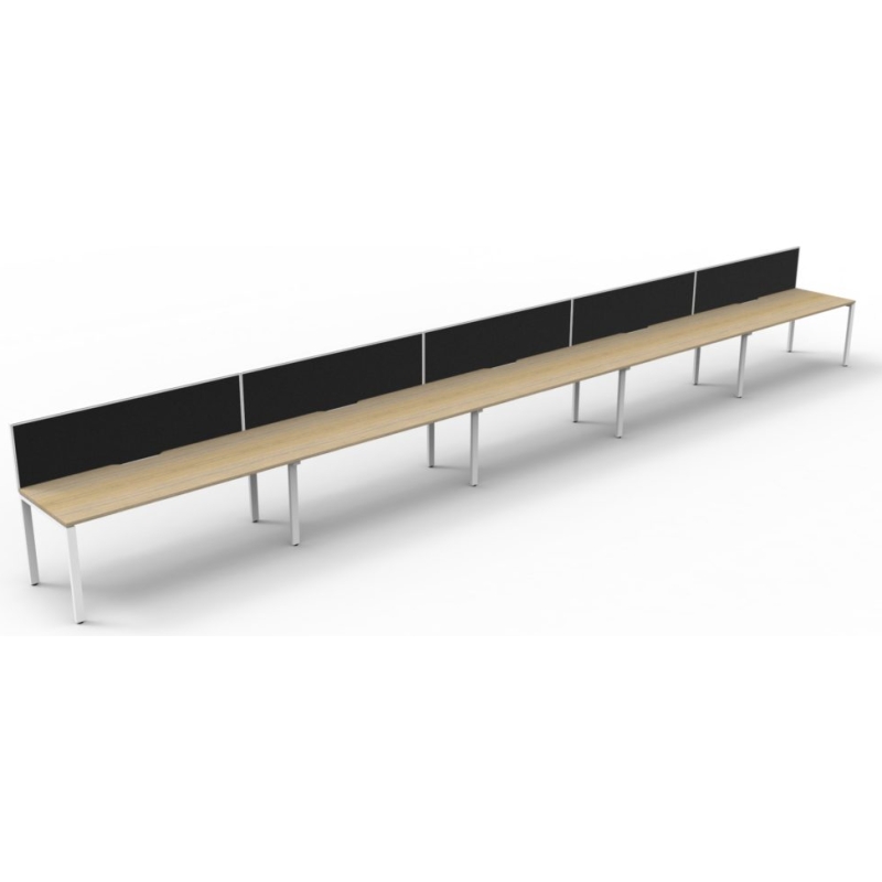 Deluxe Profile Leg Desk With Screen - Image 18