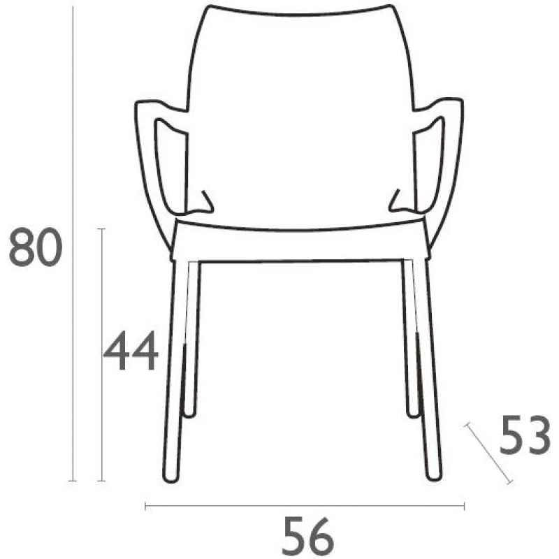 Siesta Dolce Arm Chair - Image 7