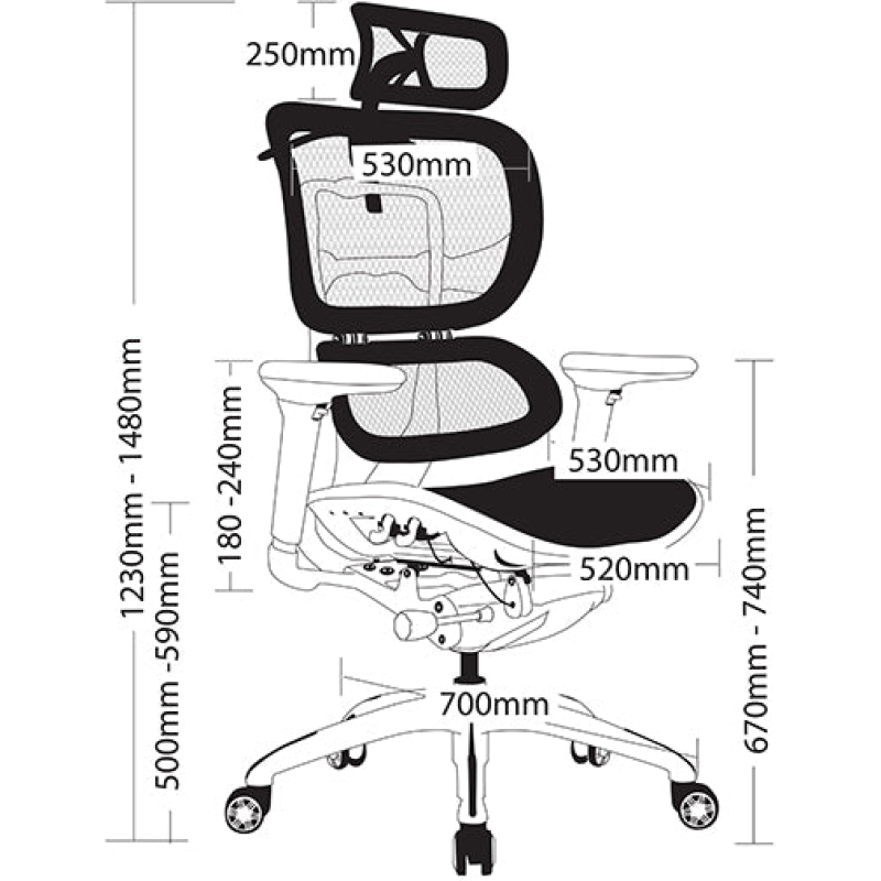 Ergo 1 Mesh Executive Chair - Image 5