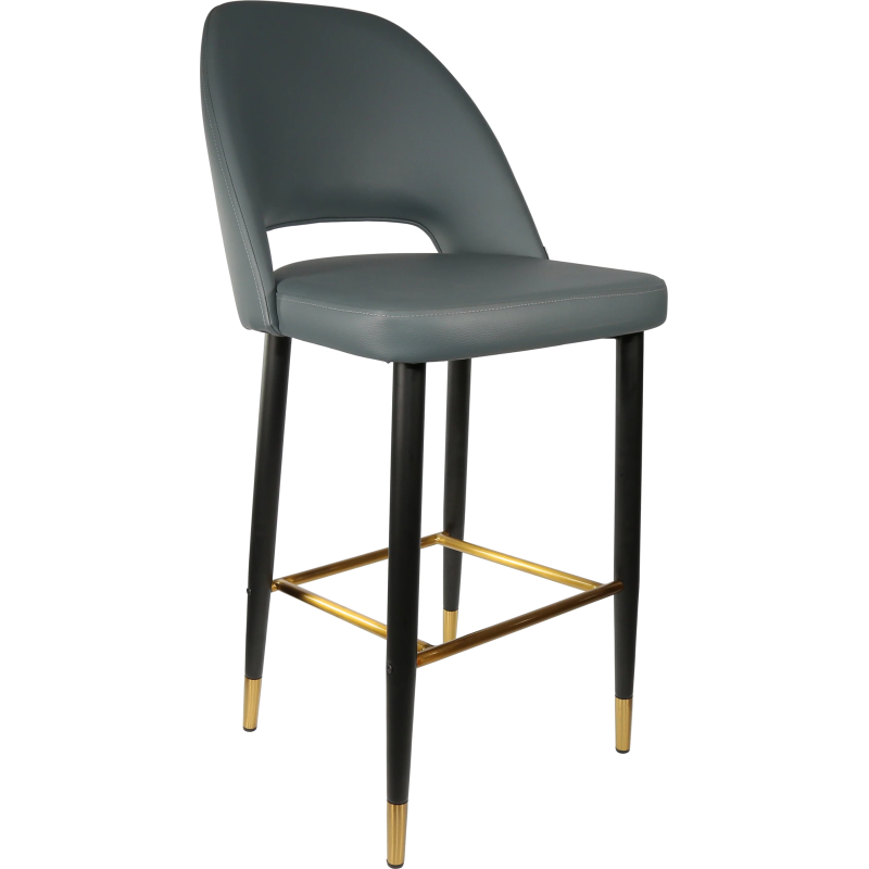 Semifreddo Stool with Black Metal 750h Legs - Image 6
