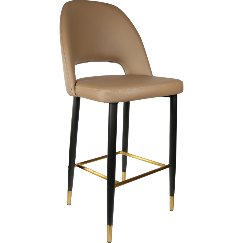 Semifreddo Stool with Black Metal 750h Legs - Image 3