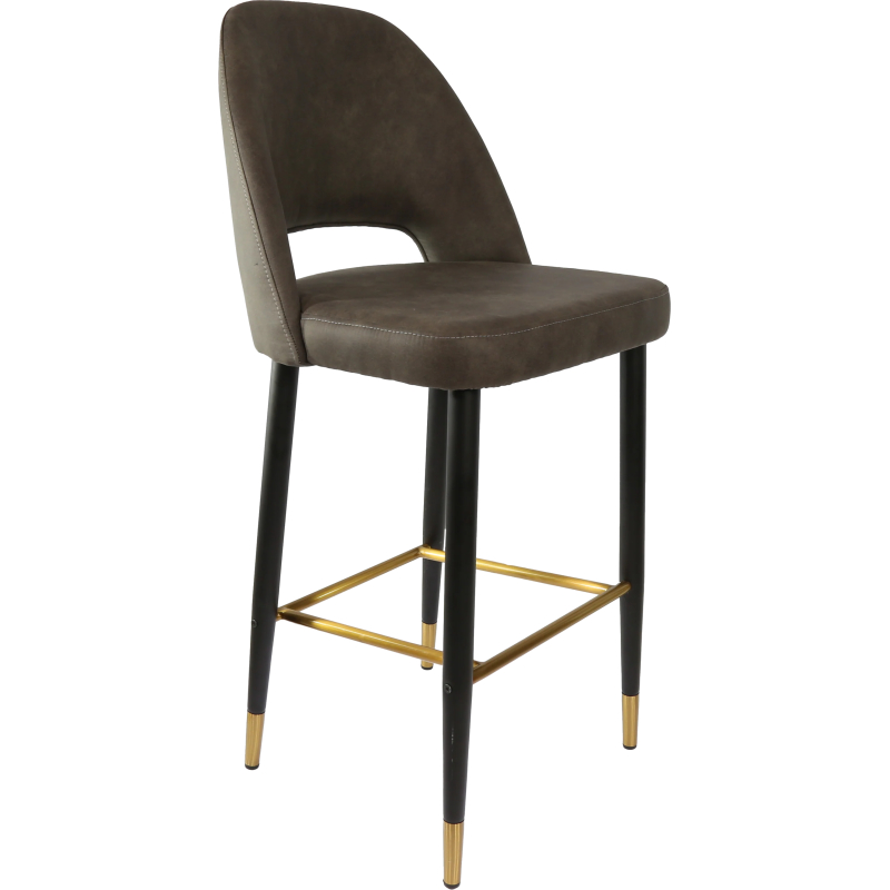 Semifreddo Stool with Black Metal 750h Legs - Image 11